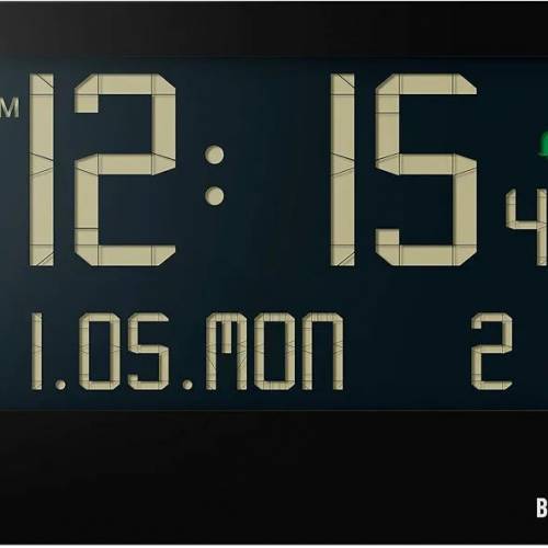 全新行貨百靈牌Braun BC14B 掛牆或座枱兩用跳字鐘 ( 連温度計和鬧鐘功能 ) ( 可順豐...