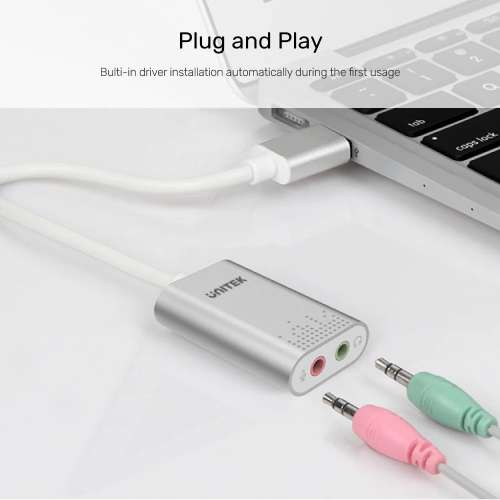 Unitek USB 轉 3.5mm 立體聲音訊轉接器