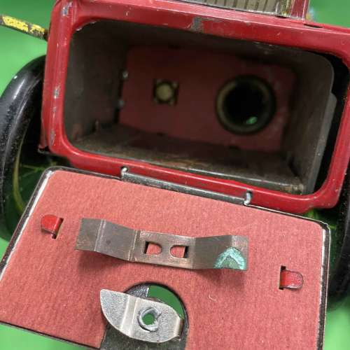 70年代中國鐵皮玩具滅火車消防車