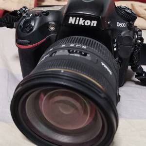 Nikon D800 連 Sigma 24-70 f2.8 EX