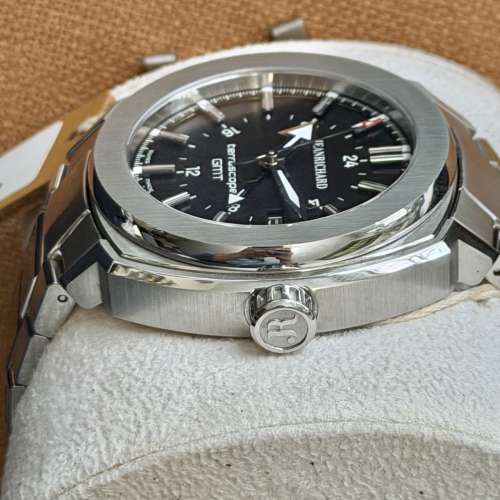 Full set JeanRichard GMT automatic 98% new