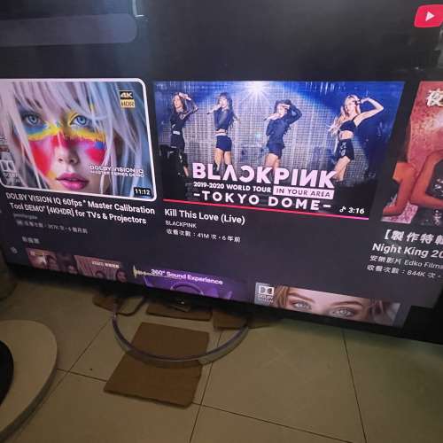 SONY  BRAVIA  55吋 電視機 KD-55X9000A  Triluminos display 3D  4K  連遙控 Made...