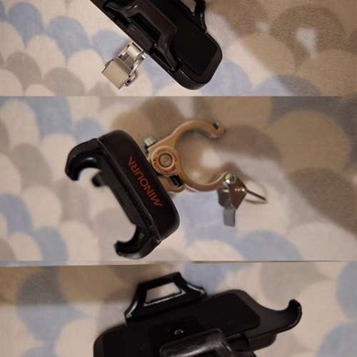 Minoura 品牌的自行車手機支架