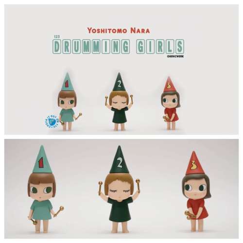 123 Drumming Girls by 奈良美智 Yoshitomo Nara x How2Work