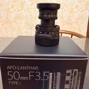 福倫達 Voigtlander APO-LANTHAR 50mm f/3.5 Type I VM 鏡頭 (Leica M 卡口/黑色)