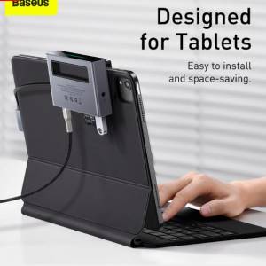 Baseus  6-in-1 USB Type C HUB to 4K @ 60Hz HD TF SD Card Reader Retractable