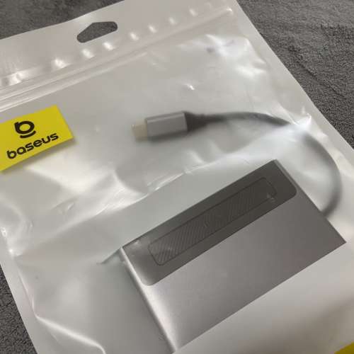 Baseus  6-in-1 USB Type C HUB to 4K @ 60Hz HD TF SD Card Reader Retractable