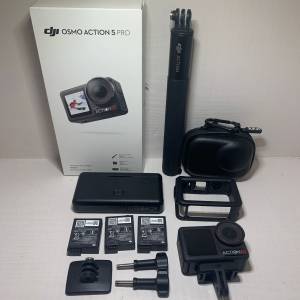 [觀塘實體店] 二手 DJI Osmo Action 5 Adventure Combo 行貨care refresh保養到26...