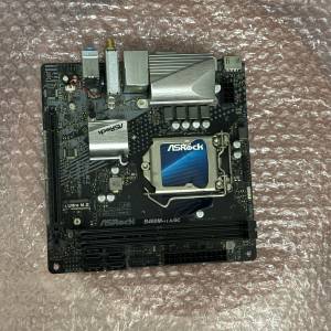 二手 ASROCK B460M-ITX/AC B460 DDR4 ITX MB
