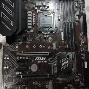 MSI Z390-A PRO ATX主版 Socket 1151 ((正版Window11Pro啟動碼))  支援 第8、9代 處...