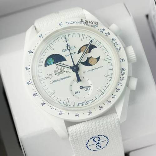Omega x Swatch  MOONSHINE GOLD「Cold Moon」手錶