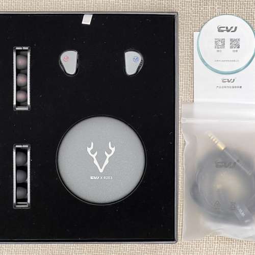 (已減價) CVJ美杜莎 x R2E3暗夜版動圈耳機 (約90%新)