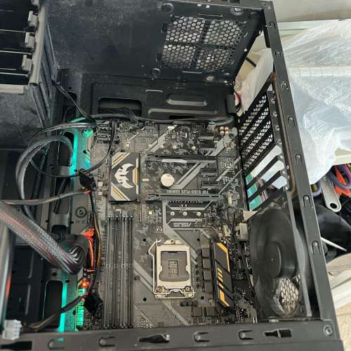 ASUS TUF B360M-PLUS GAMING ATX 電競主機板 +背板 (零件出售) 清屋出售 HK$100.00