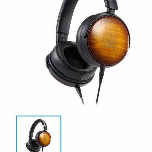 Audio Technica WP900 日本製火焰楓木木殼耳罩 頭戴式耳機 耳牛