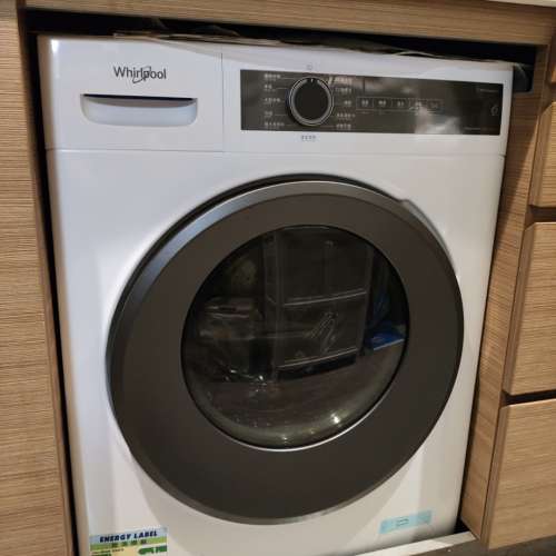 三折出售接近全新Whirlpool 惠而浦洗衣機 FWPB28502GW 8.5公斤 1200 轉速前置式洗...
