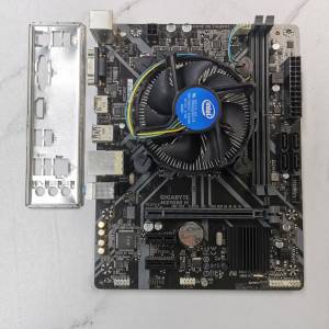 Intel i3 8100 + Gigabyte H310M H + Intel 原裝散熱 OEM Cpu Cooler 底板 主機板