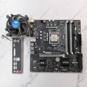 Intel i5 6500 + MSI B150M BAZOOKA + Intel 原裝散熱 OEM Cpu Cooler 底板 主機板
