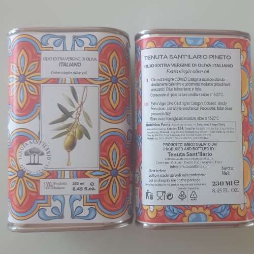 TENUTA SANT'ILARIO PI&Nu;&Epsilon;&Tau;&Omicron; Extra virgin olive Oil 意大利特級初榨橄欖油