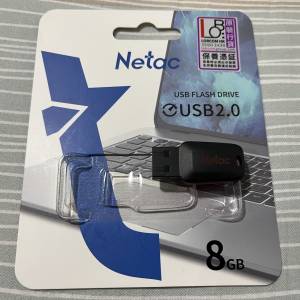 99% 新 Netac 8 GB USB 2.0 flash drive 手指