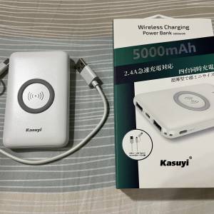 90% 新 Kasuyi 5,000 mAh wireless charging power bank