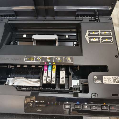 有問題 HP 6230 printer 連4色墨盒