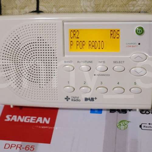 Sangean DPR-65 山進 專業可攜式細小輕巧數位收音機 Portable Digital Radio Recei...