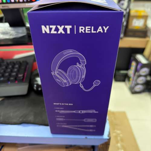 全新NZXT Relay Hi-Res 電競遊戲耳機(白色)