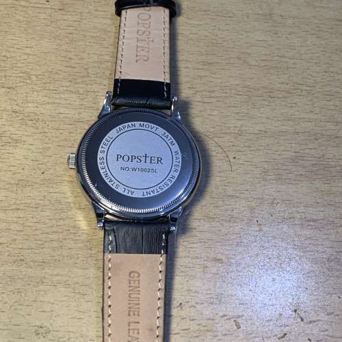 全新POPSTER 全不鏽鋼石英電子手錶 準確