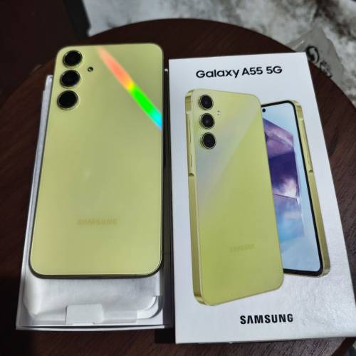 SAMSUNG A55 12+256黃色香港行貨