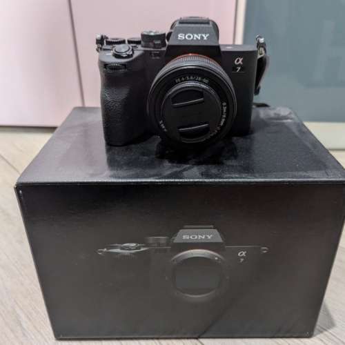 Sony a7iv a74 連kit鏡28-60 + 128gb卡 有保養 有盒 齊配件