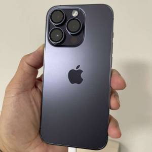 iPhone 14 Pro 256gb,港行極新，電池健康度81，冇修冇拆，所有原裝，所有功能正常！