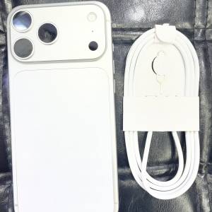 98%New iPhone 17 Pro Max 256GB 銀色 香港行貨 蘋果保養到2027年3月25日 電池效能...