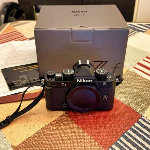 放 99%極新 Nikon Z f (Zf) 黑色淨機身 行貨剛過保 SC1750 盒配件全齊