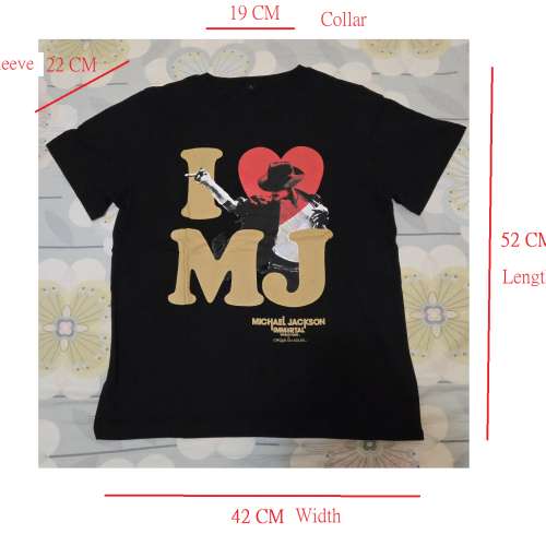 絕版 米高&middot;積遜 T卹, 真貨, 全新 MICHAEL JACKSON THE IMMORTAL WORLD TOUR T-SHIRT