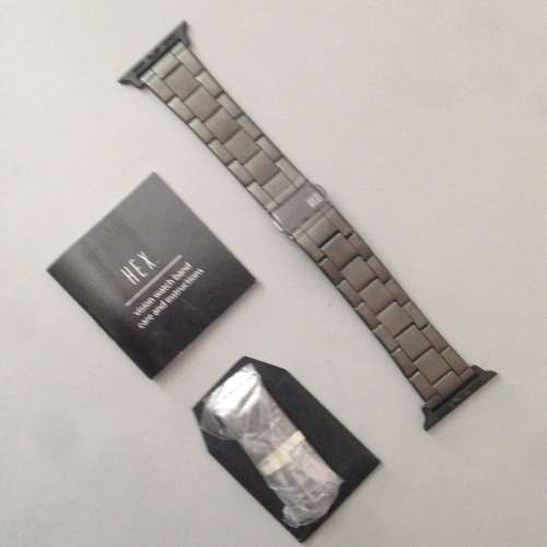 ⌚HEX VISION Watch Band for Apple iWatch 38mm or Regular 20mm NEW 全新錶带 金...