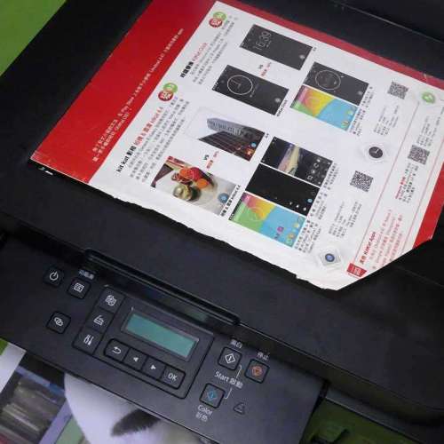 新淨少用良好2個墨盒機款入滿墨水合個人公司出單出稿Canon Pixma G6070加墨式多合一...