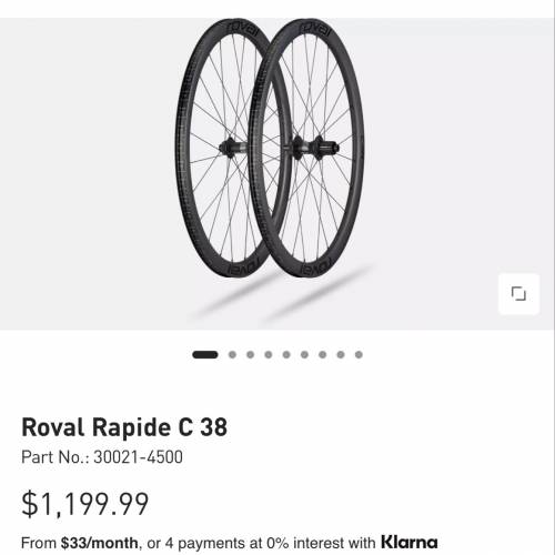 Roval Rapide C 38 九成新 特價 $4000