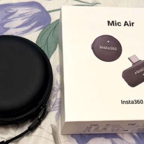 Insta360 mic air 全套有盒 （國行網上購買未過保養）到2026 8月3日