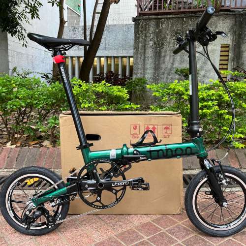 FNHON 1402 二代 FGA 1403 鋁合金車架 外3速 14吋 折叠車 送叮叮水架前後蛙燈