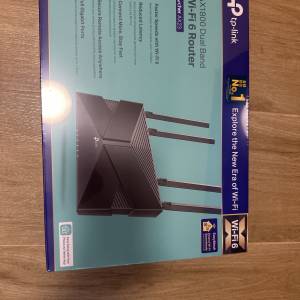TP-Link Archer AX23 wifi 6 router 路由器 全新未拆盒 有保養
