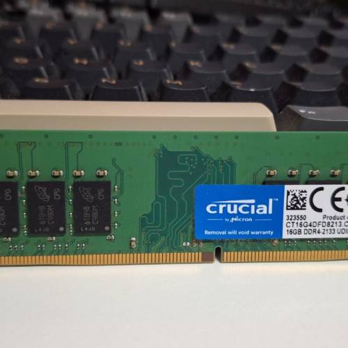 Crucial 1x16GB DDR4 2133MHz