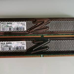 OCZ 4GB Kit (2GBx2) Pc 6400 dual channel