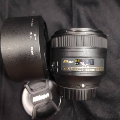 95%New Nikon AF-S AFS NIKKOR 85mm f/1.8G 鏡頭
