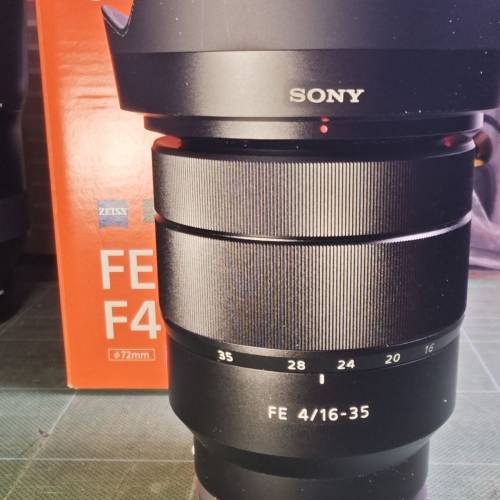 ZEIZZ Vario-Tessar T*FE 16-35mm F4 ZA OSS SEL1635Z一手行貨過保九成新單盒齊附Ni...