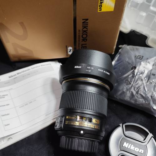 95%New AF-S AFS Nikon NIKKOR 24mm f/1.8G ED 鏡頭