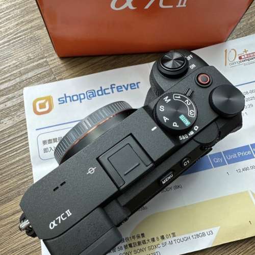 sony a7cii a7c2 黑色 行貨有保養 後備機 115sc 連鏡頭20-70 f/4 齊盒齊配件