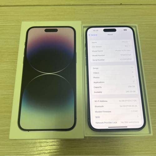 iphone 14 pro max 256GB