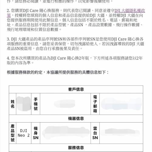 DJI Neo 2 暢飛套裝（不跟遙控器和圖傳模組）