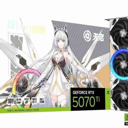 ZOTAC GAMING GeForce RTX5070Ti 天啟 OC White Edition 16GB GDDR7 顯示卡