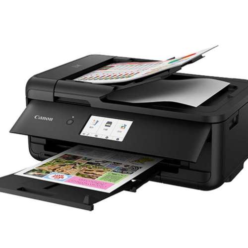 A3少用機無盒合小型公司5色780xL 781墨盒有快速雙面copyCANON TS9570 Scan Printer...